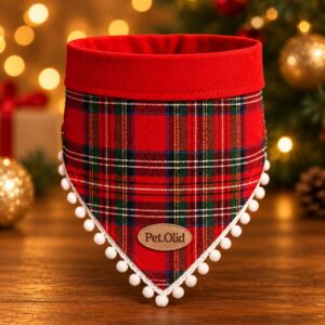 Bandana Balmoral | Bandana escocesa de Navidad para perros